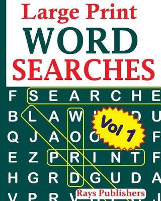 Book cover for Large Print Word Searches Vol 1