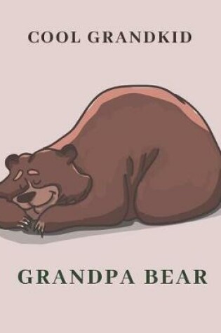 Cover of Grandpa bear journal for grandchild