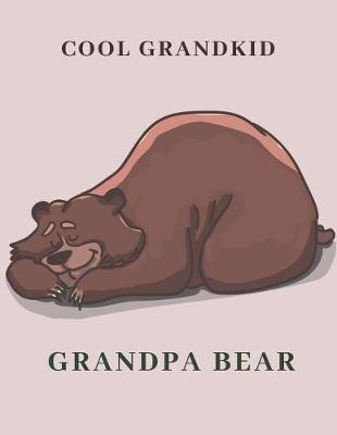 Book cover for Grandpa bear journal for grandchild