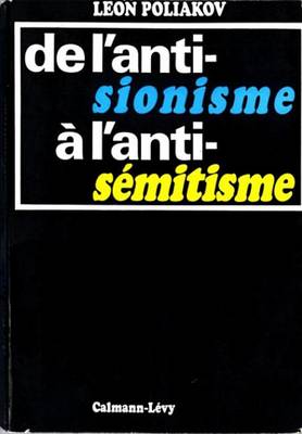 Book cover for de L'Antisionisme A L'Antisemitisme