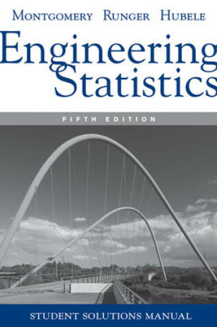 Cover of Student Solutions Manual Engineering Statistics, 5e