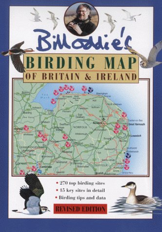 Book cover for Bill Oddie's Birding Map of Britain and Ireland