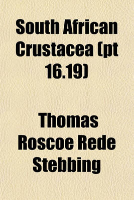 Book cover for South African Crustacea (PT 16.19)