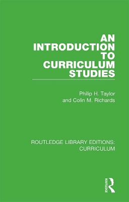 Book cover for An Introduction to Curriculum Studies