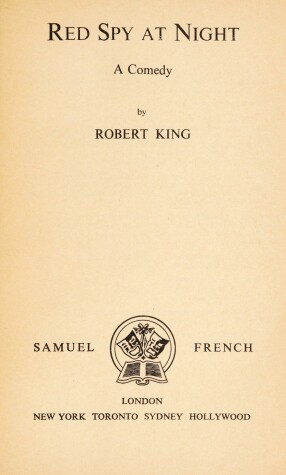 Cover of Red Spy at Night