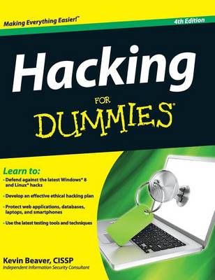 Book cover for Hacking for Dummies