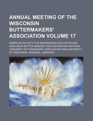 Book cover for Proceedings of Annual Meeting Volume 17