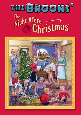 Book cover for The Broons' 'The Nicht Afore Christmas' - A Christmas Poem