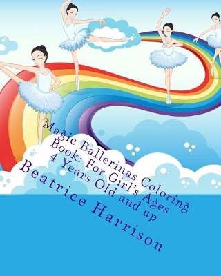 Book cover for Magic Ballerinas Coloring Book