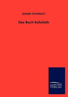 Book cover for Das Buch Koheleth