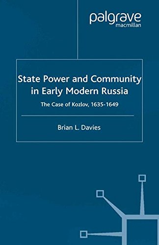 Book cover for State, Power and Community in Early Modern Russia