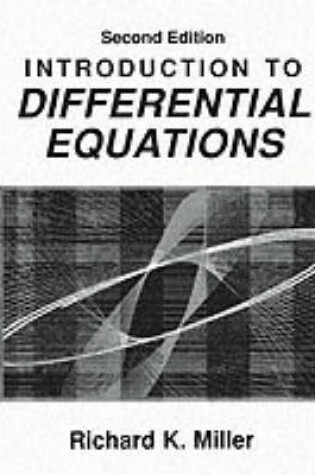 Cover of Introduction to Differential Equations