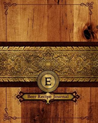 Book cover for E Beer Recipe Journal