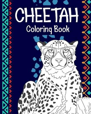 Book cover for Cheetah Coloring Book