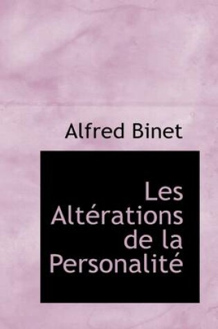 Cover of Les Alt Rations de La Personalit