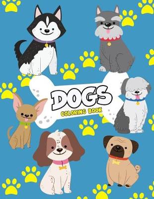 Book cover for Dogs Coloring Book