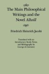 Book cover for The Main Philosophical Writings and the Novel Allwill