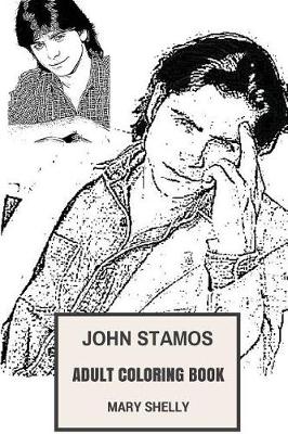 Book cover for John Stamos Adult Coloring Book