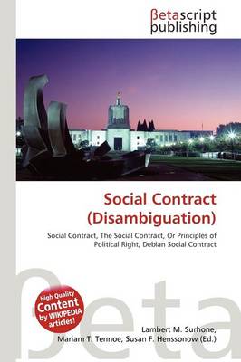 Cover of Social Contract (Disambiguation)