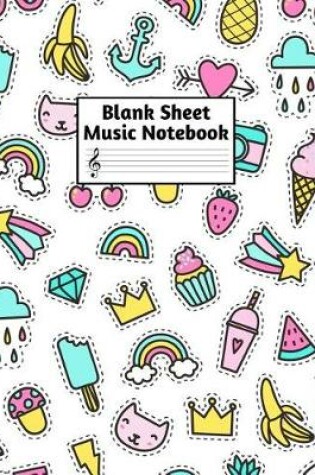 Cover of Blank Sheet Music Notebook