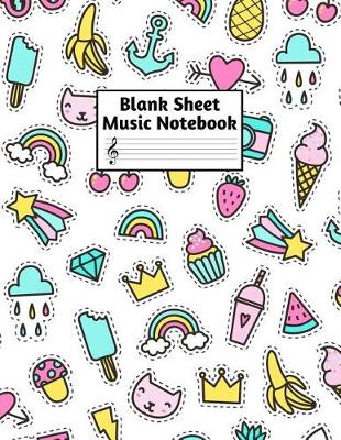 Book cover for Blank Sheet Music Notebook