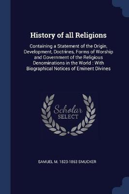 Book cover for History of All Religions