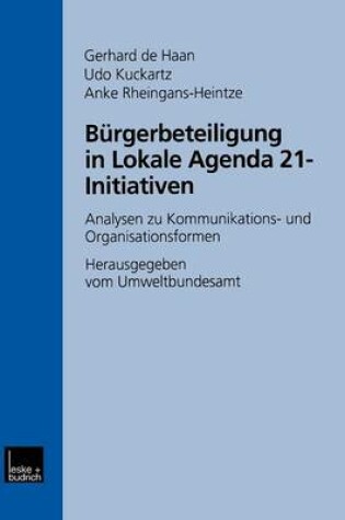 Cover of Bürgerbeteiligung in Lokale Agenda 21-Initiativen