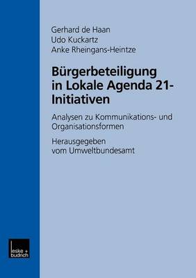 Book cover for Bürgerbeteiligung in Lokale Agenda 21-Initiativen