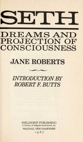 Book cover for Seth Dreams, and Projection of Consciousness