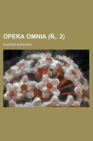Cover of Opera Omnia Volume N . 2