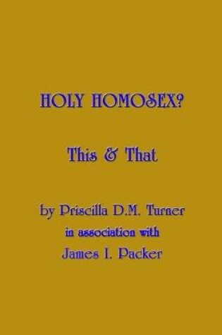 Cover of Holy Homosex?