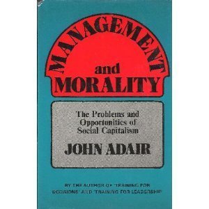 Book cover for Management and Morality