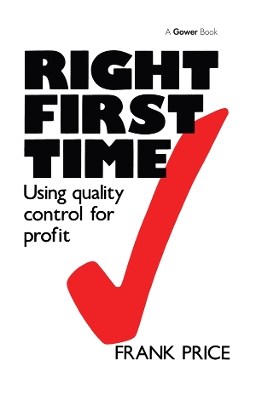 Book cover for Right First Time