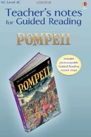 Cover of Teacher's notes for Guided Reading POMPEII