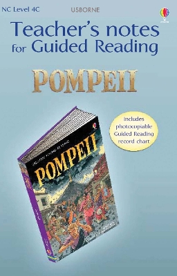 Cover of Teacher's notes for Guided Reading POMPEII