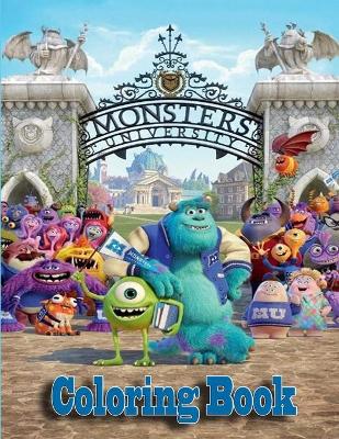 Book cover for Monsters University Coloring Book