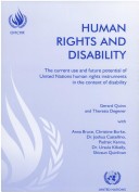 Book cover for Human Rights and Disability