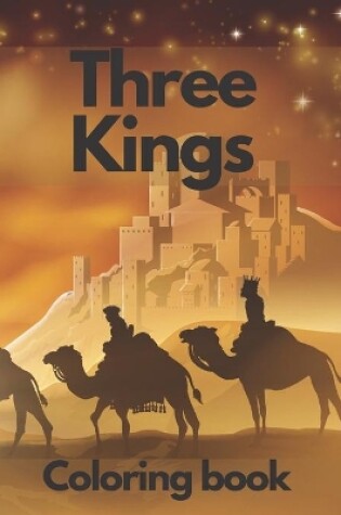 Cover of Three Kings coloring book