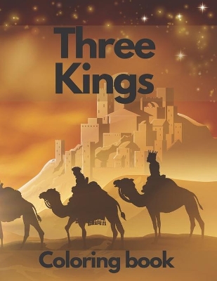 Book cover for Three Kings coloring book