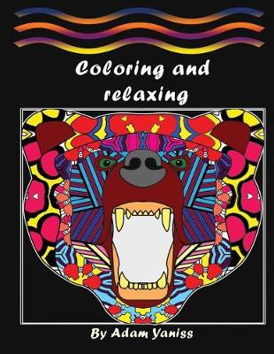 Book cover for Coloring and relaxing