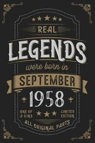 Cover of Real Legends were born in September 1958