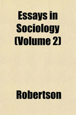 Cover of Essays in Sociology (Volume 2)