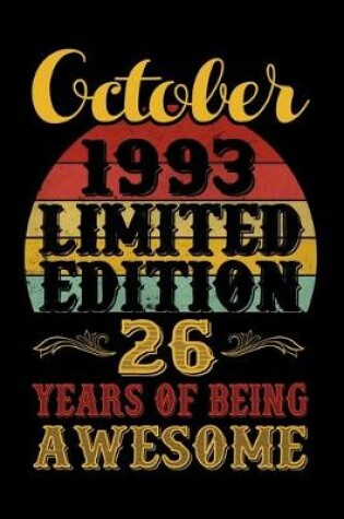 Cover of October 1993 Limited Edition 26 Years Of Being Awesome
