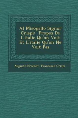 Cover of Al Misogallo Signor Crispi