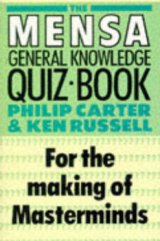 Cover of The Mensa General Knowledge Quiz Book