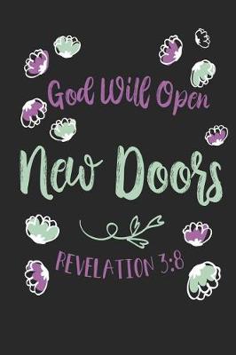 Book cover for God Will Open New Doors Revelation 3
