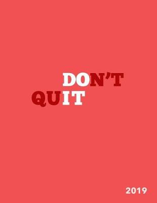 Book cover for Don't Quit 2019