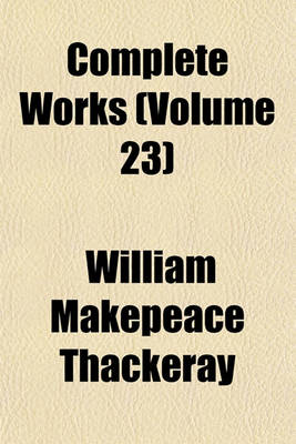 Book cover for Complete Works (Volume 23)