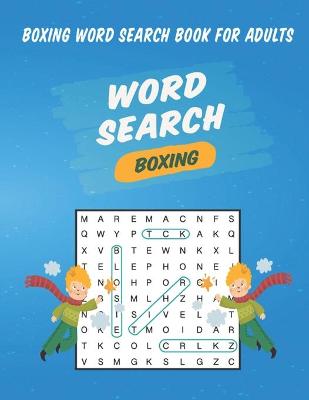 Book cover for Boxing Word Search Book For Adults