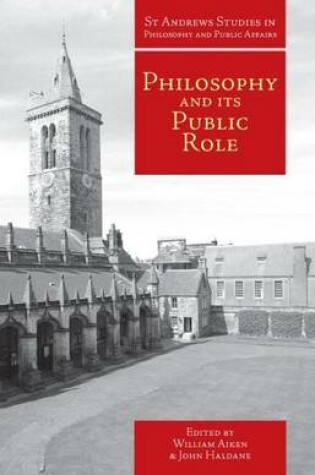 Cover of Philosophy and Its Public Role